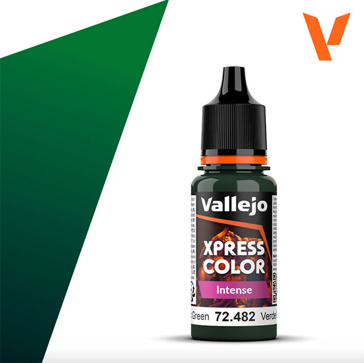 Pintura Acrílica - Vallejo Xpress Color 72.482 (Monastic Green) - Verde Monástico 18ml