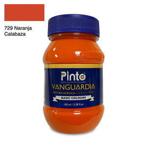 ACRÍLICA PINTO VANGUARDIA 729 - Naranja Calabaza 100ML