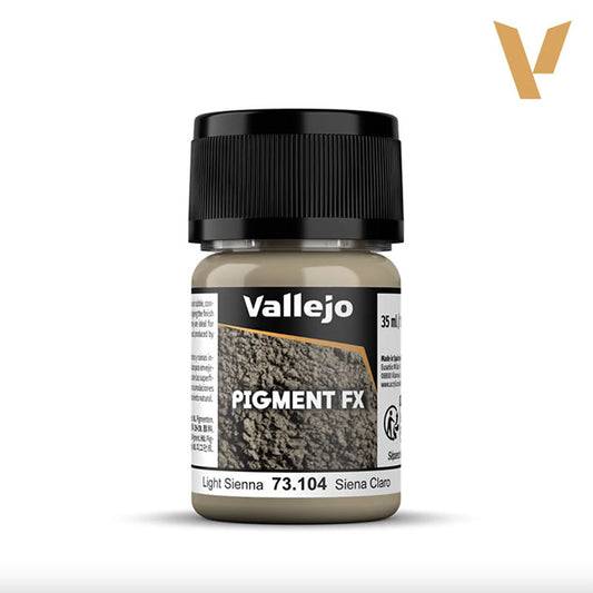 Vallejo Pigmentos - Pigment FX 73.104 - Siena Claro (Light Sienna) 35ml / 30 gr aprox.