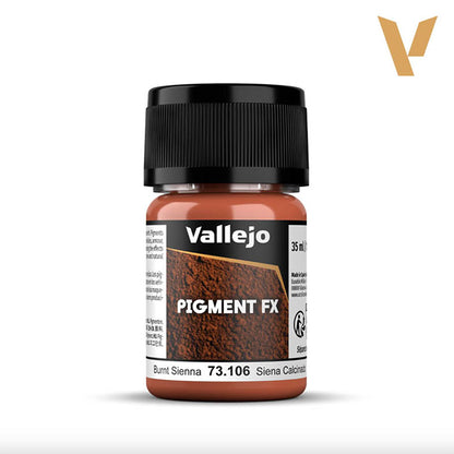 Vallejo Pigmentos - Pigment FX 73.106 - Siena Calcinado (Burnt Sienna) 35ml / 30 gr aprox.