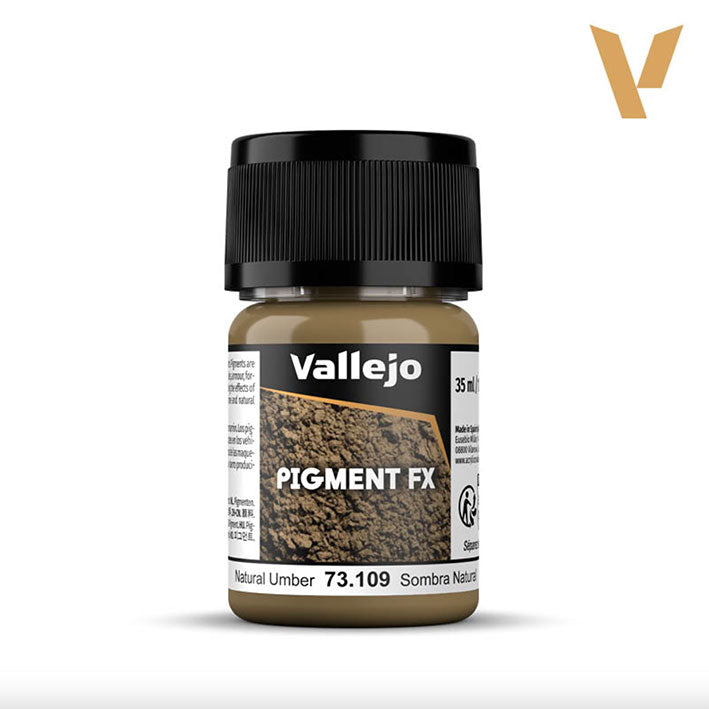 Vallejo Pigmentos - Pigment FX 73.109 - Sombra Natural (Natural Umber) 35ml / 30 gr aprox.