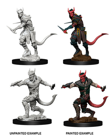 Miniatura SIN PINTAR - WizKids - D&D Nolzur's - Male Tiefling Rogue