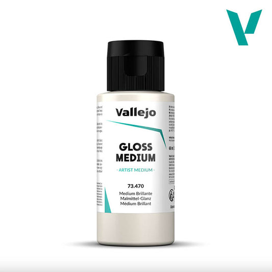 Vallejo - Medium Brillante Acrílico (Base Agua) - Gloss Medium - (Varios tamaños)