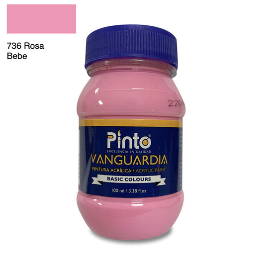 ACRÍLICA PINTO VANGUARDIA 736 - Rosa Bebe 100ML