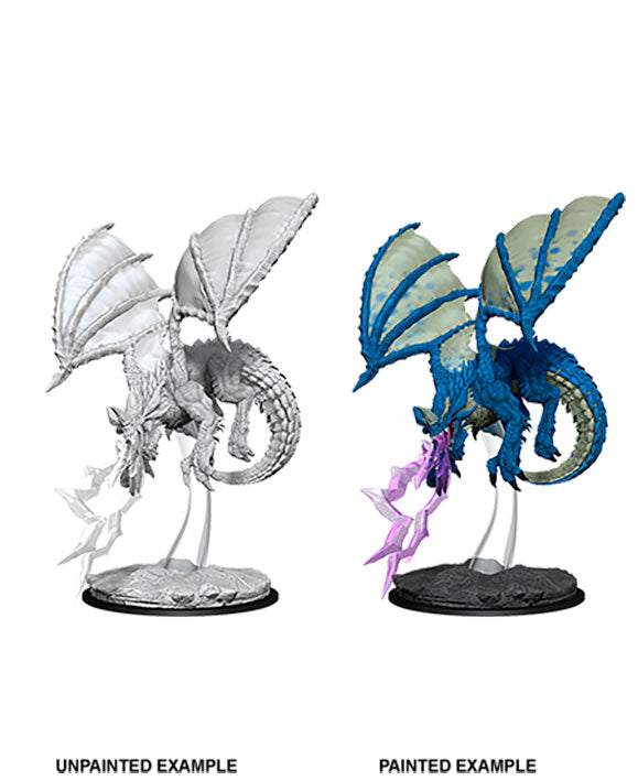 Miniatura SIN PINTAR - WizKids - D&D Nolzur's - Young Blue Dragon