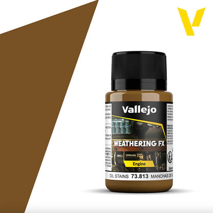 Efectos Base Agua - Vallejo Weathering FX 73.813 (Oil Stains) - Manchas de Aceite 40ml