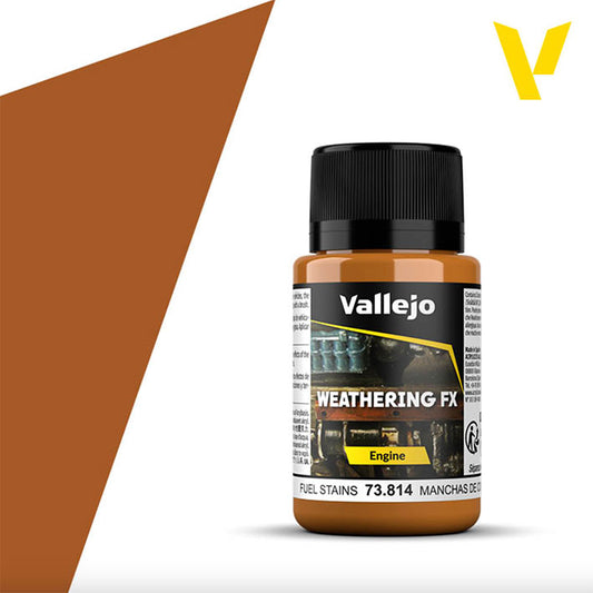 Efectos Base Agua - Vallejo Weathering FX 73.814 (Fuel Stains) - Manchas de Combustible 40ml