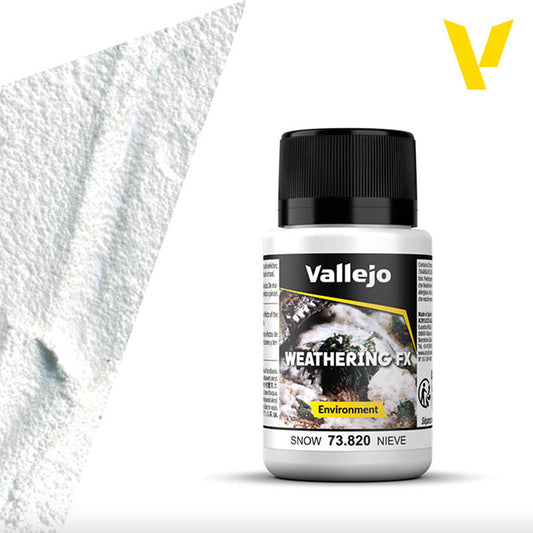 Efectos Base Agua - Vallejo Weathering FX 73.820 (Snow) - Nieve 40ml