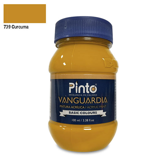 ACRÍLICA PINTO VANGUARDIA 739 - Curcuma 100ML