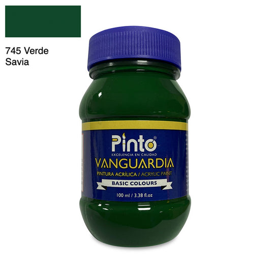 ACRÍLICA PINTO VANGUARDIA 745 - Verde Savia 100ML