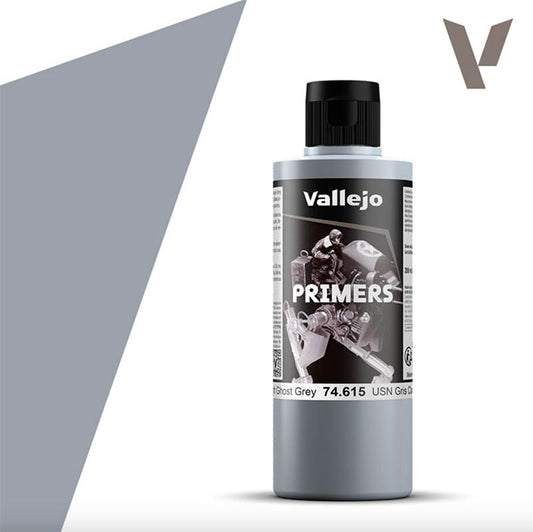 Primer - Vallejo Surface Primer USN Light Ghost Grey - Imprimación Acrílica USN Gris Claro - 200 ml
