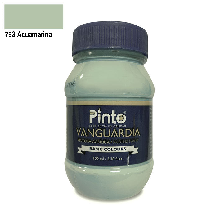 ACRÍLICA PINTO VANGUARDIA 753 - Acuamarina 100ML