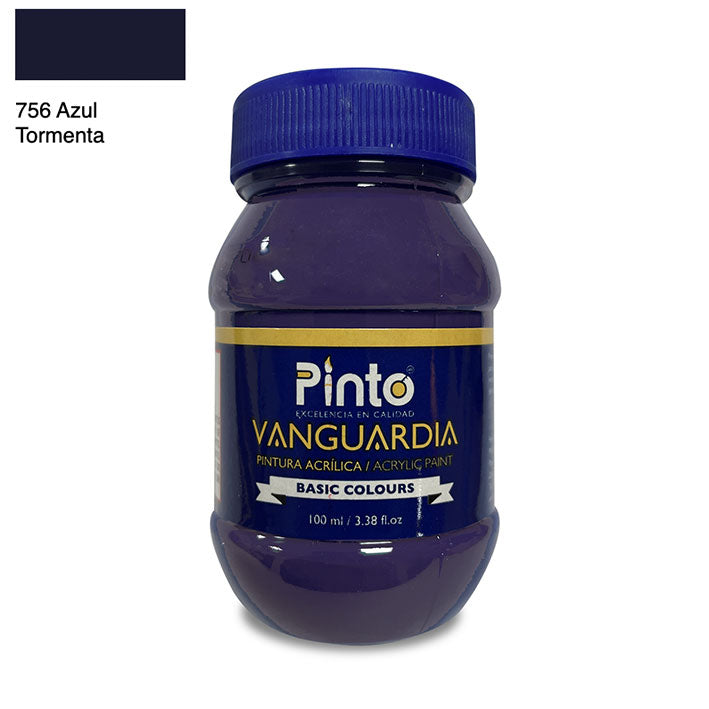 ACRÍLICA PINTO VANGUARDIA 756 - Azul Tormenta 100ML