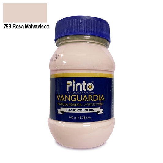 ACRÍLICA PINTO VANGUARDIA 759 - Rosa Malvavisco 100ML