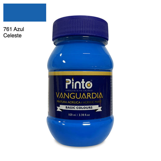 ACRÍLICA PINTO VANGUARDIA 761 - Azul Celeste 100ML