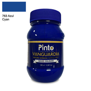 ACRÍLICA PINTO VANGUARDIA 763 - Azul Cyan 100ML