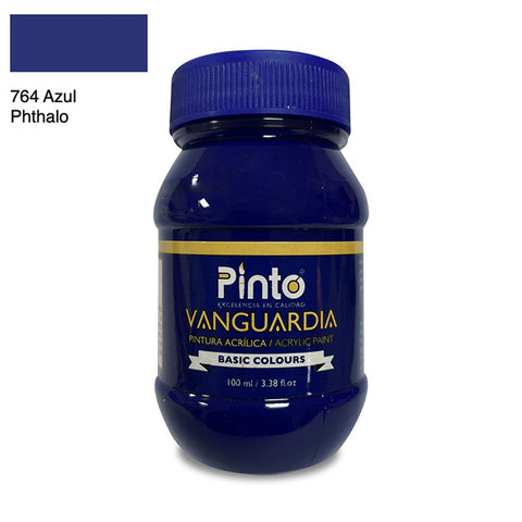 ACRÍLICA PINTO VANGUARDIA 764 - Azul Phthalo 100ML