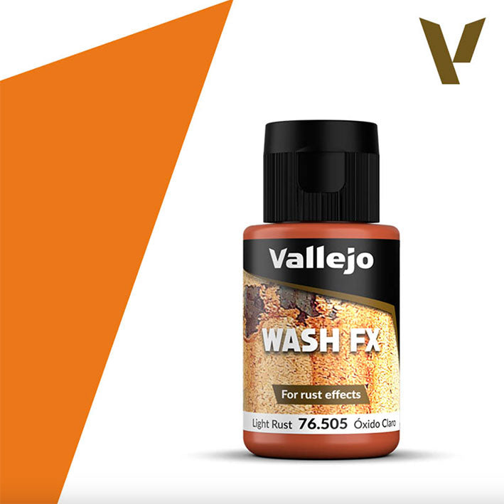 Vallejo - Wash Acrílico (Base Agua) - Óxido Claro 76.505 (Light Rust) 35ml