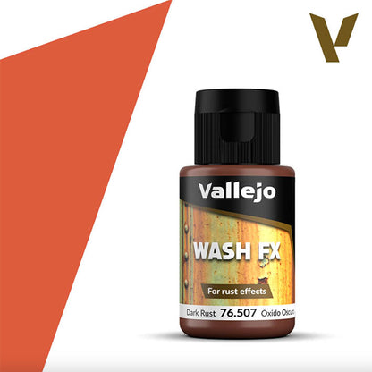 Vallejo - Wash Acrílico (Base Agua) - Óxido Oscuro 76.507 (Dark Rust) 35ml