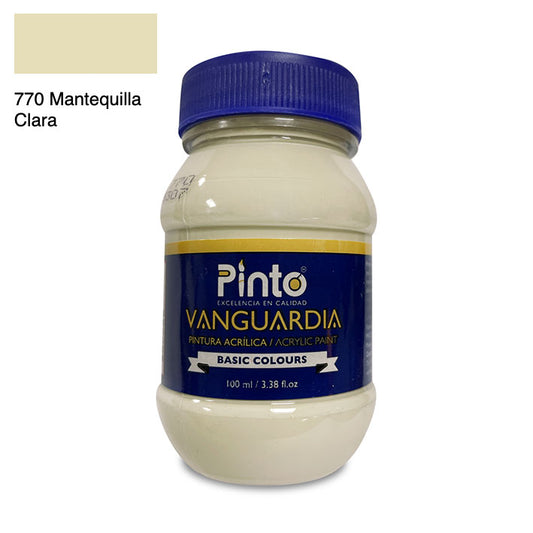 ACRÍLICA PINTO VANGUARDIA 770 - Mantequilla Clara 100ML