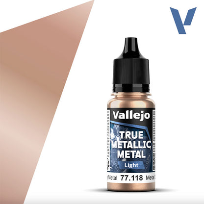 Pintura Acrílica - Vallejo True Metallic Metal (Light) 77.118 (Rusty Metal) - Metal Oxidado 18ml