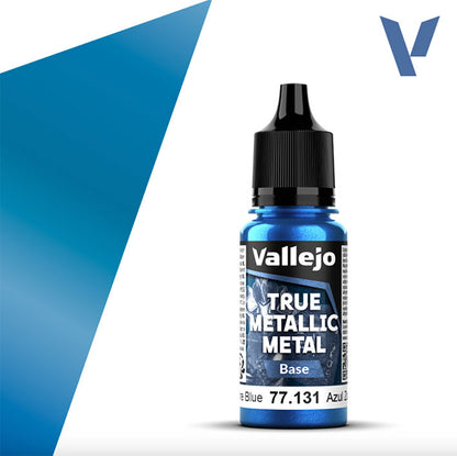 Pintura Acrílica - Vallejo True Metallic Metal (Base) 77.131 (Sapphire Blue) - Azul Zafiro 18ml