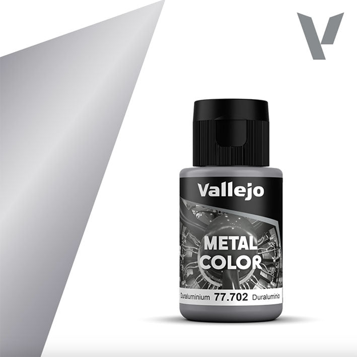 Pintura Acrílica - Vallejo Metal Color 77.702 (Duraluminium) - Duraluminio 32ml