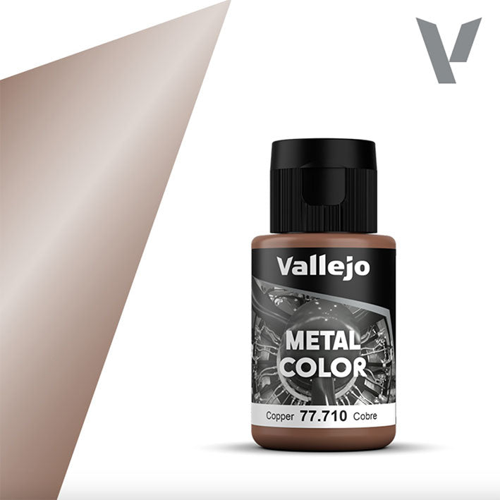 Pintura Acrílica - Vallejo Metal Color 77.710 (Copper) - Cobre 32ml
