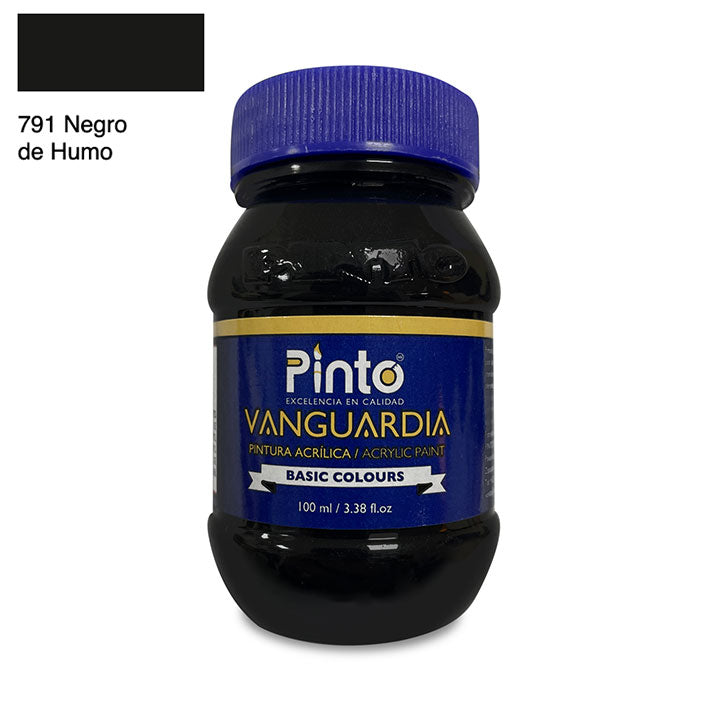 ACRÍLICA PINTO VANGUARDIA 791 - Negro de Humo 100ML