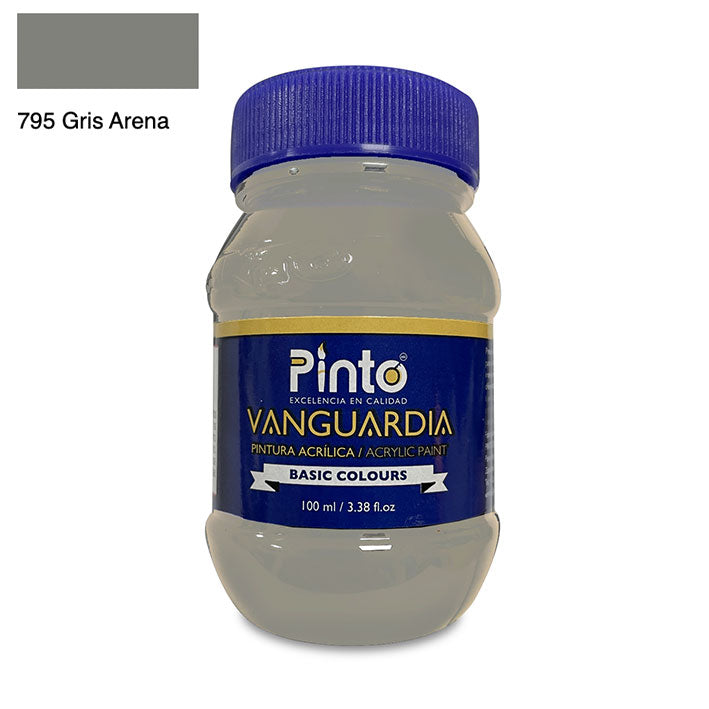 ACRÍLICA PINTO VANGUARDIA 795 - Gris Arena 100ML