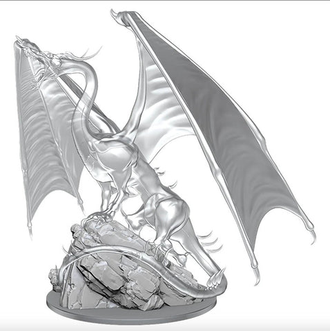 Miniatura SIN PINTAR - D&D - Nolzur's Marvelous - Young Emerald Dragon