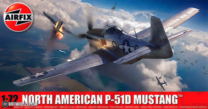 Modelo a escala 1/72 para armar: North American P-51D Mustang