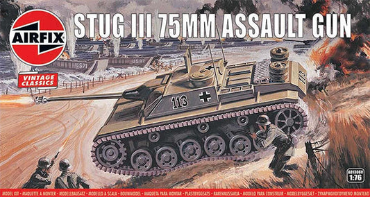 Modelo a escala 1/76 para armar: Tanque Stug III 75mm Assault Gun
