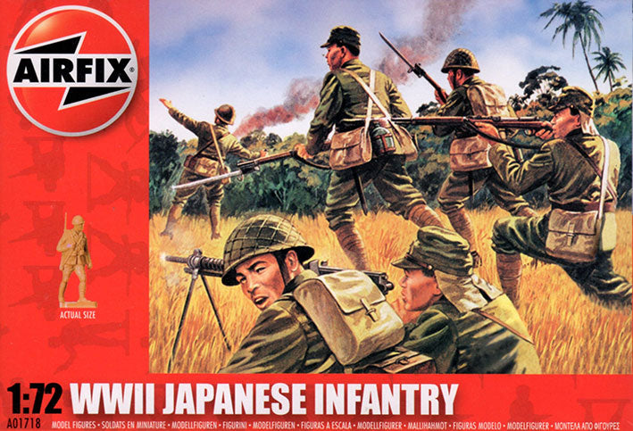 Modelo a escala 1/72 para armar: Figuras - WWII Japanese Infantry