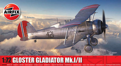 Modelo a escala 1/72 para armar: Gloster Gladiator Mk.I/Mk.II