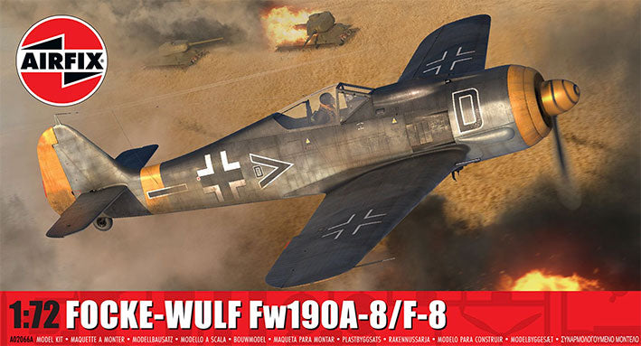 Modelo a escala 1/72 para armar: Focke-Wulf Fw190A-8/F-8