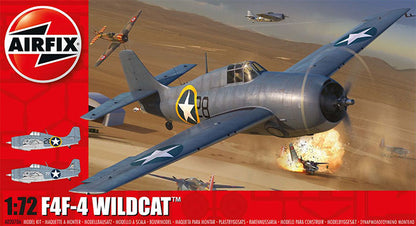 Modelo a escala 1/72 para armar: F4F-4 Wildcat