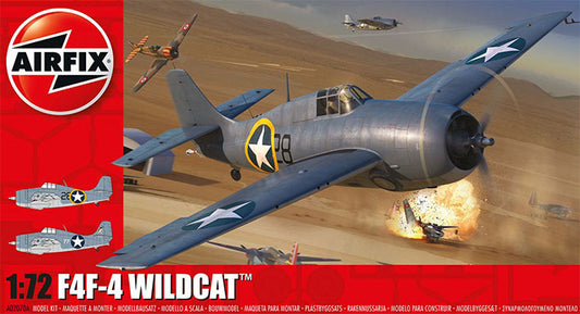 Modelo a escala 1/72 para armar: F4F-4 Wildcat