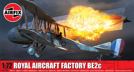 Modelo a escala 1/72 para armar: Royal Aircraft Factory BE2c