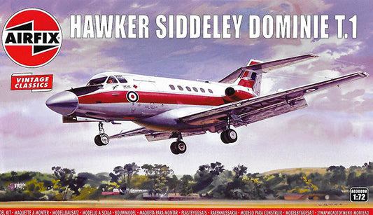 Modelo a escala 1/72 para armar: Avión Hawker Siddley Dominie T.1
