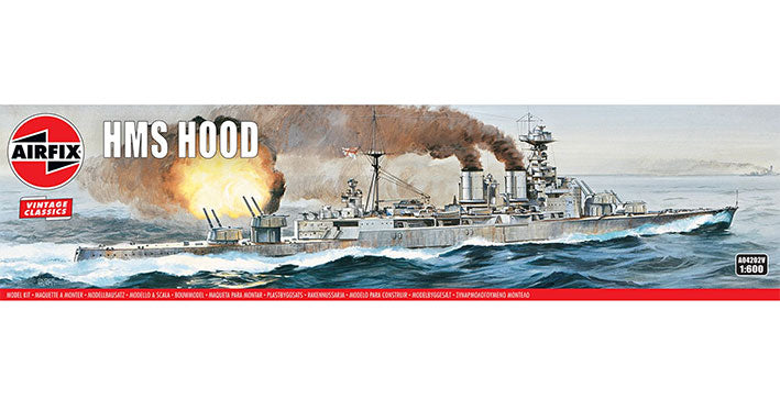 Modelo a escala 1/600 para armar: HMS Hood