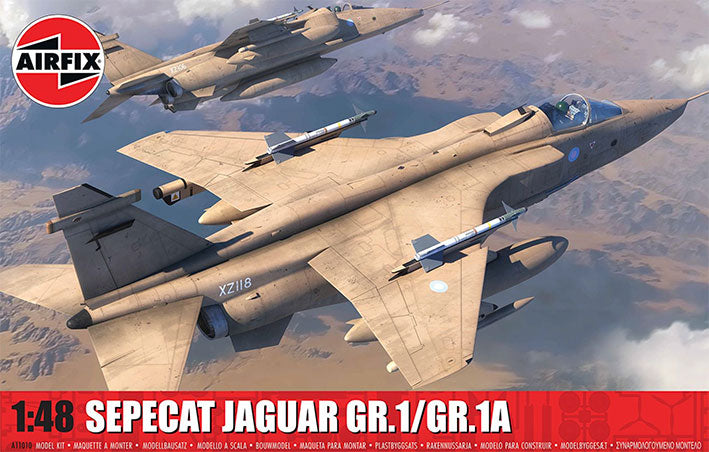 Modelo a escala 1/48 para armar: SEPECAT Jaguar GR.1/GR.1A