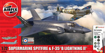 Modelo a escala 1/72 para armar: Supermarine Spitfire & F-35B Lightning II 'Then and Now'