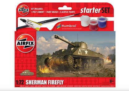 Modelo a escala 1/72 para armar: Starter Set - Sherman Firefly