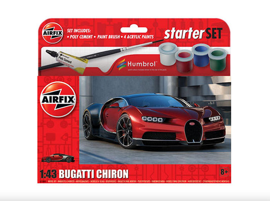 Modelo a escala 1/43 para armar: Starter Set - Bugatti Chiron