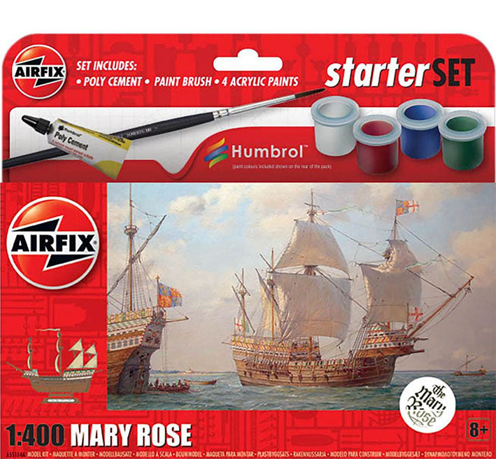 Modelo a escala 1/400 para armar: Starter Set - Mary Rose