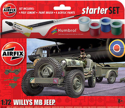 Modelo a escala 1/72 para armar: Hanging Gift Set - Willys MB Jeep