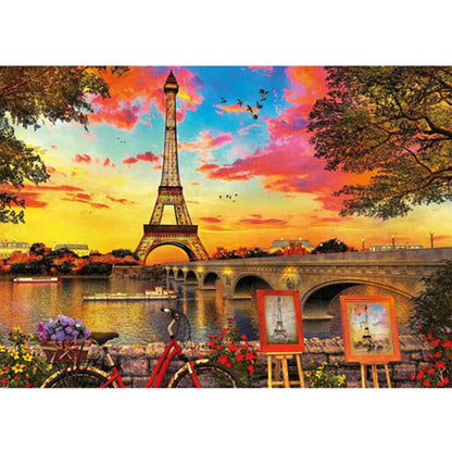 Arte Por Número - Galería En Paris - Bastidor de 50 x 60cm
