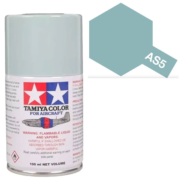 Pintura Aerosol Laca - Tamiya AS5 (Light Blue Luftwaffe) - Luftwaffe Azul Claro 100ml