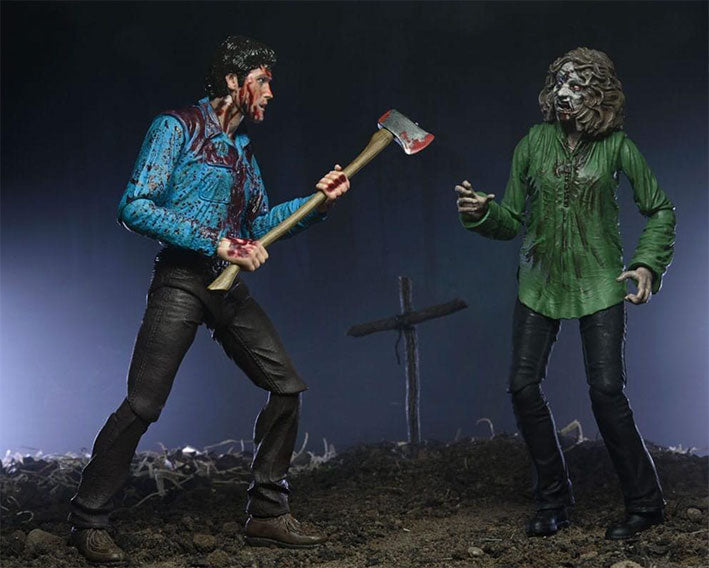 NECA - Evil Dead - Ultimate Bloody Ash & Cheryl Williams 7" (2 Pack)